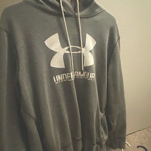 Grey under armour hoodie